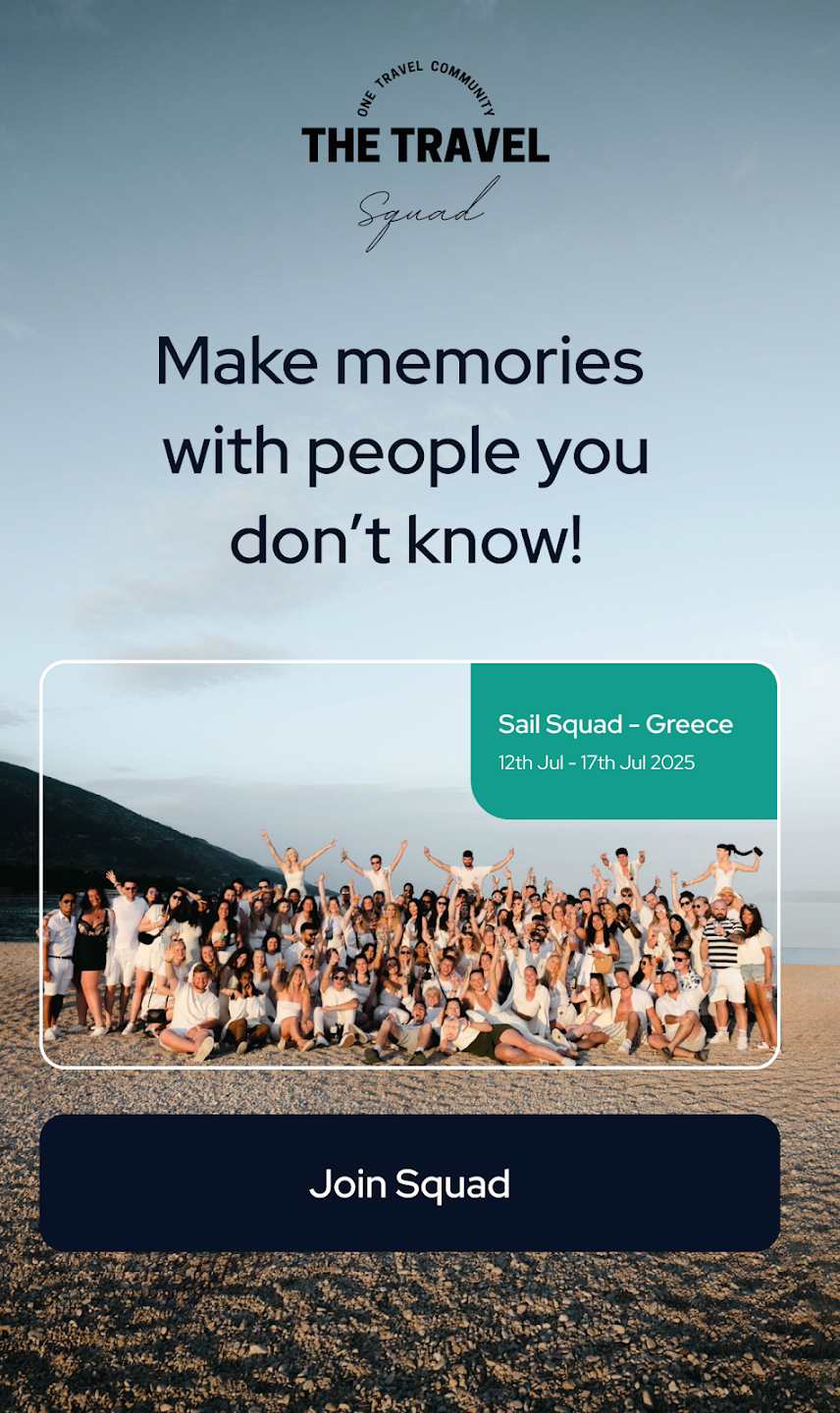 Travel Squad App Screenshot 1